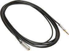 Amazon Basics 3.5mm Audio Extension Cable 12ft Black