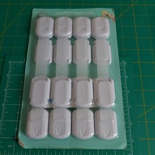 Skyla childproof Cabinet Locks 8 pack - NEW White