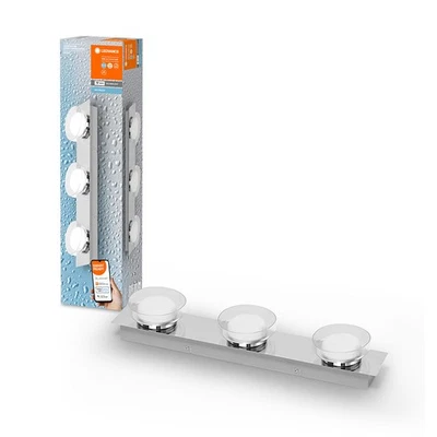 LED Smart+ Badezimmerlampe Orbis Silber IP44 18W 1800lm 3000K-6500K App WiFi - Bild 1 von 4