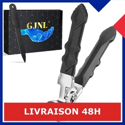 Coupe-ongles ongles épais GJNL 2 pièces manche long avec collecteur - Photo 1/4