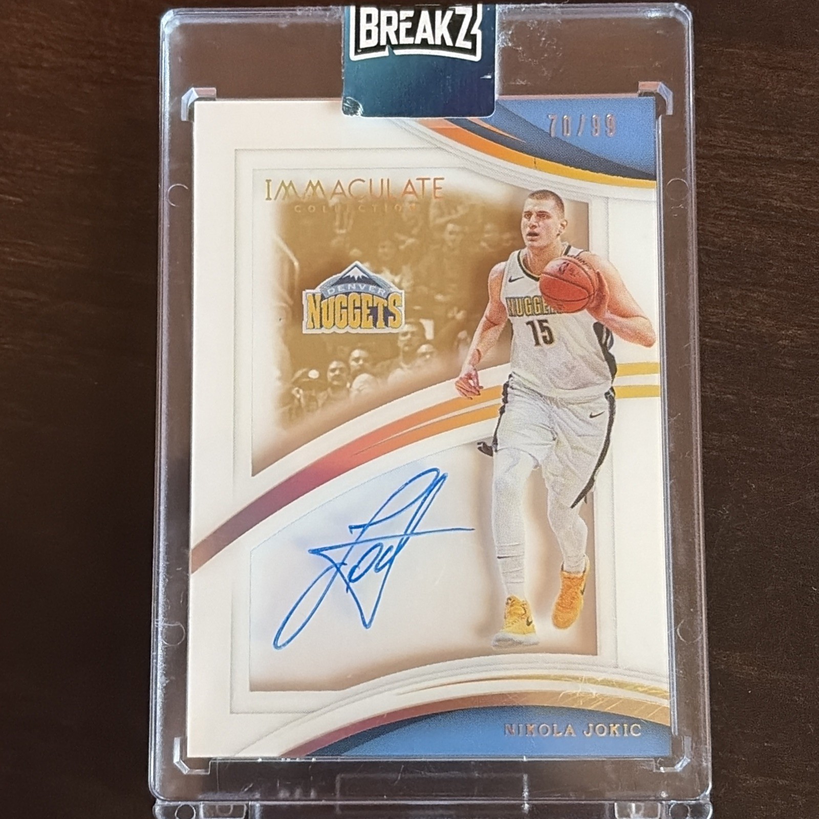 2018 Immaculate Basketball Nikola Jokic Auto /99. Ss-njk Denver Nuggets MVP MVP