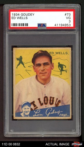 1934 Ed Wells #73