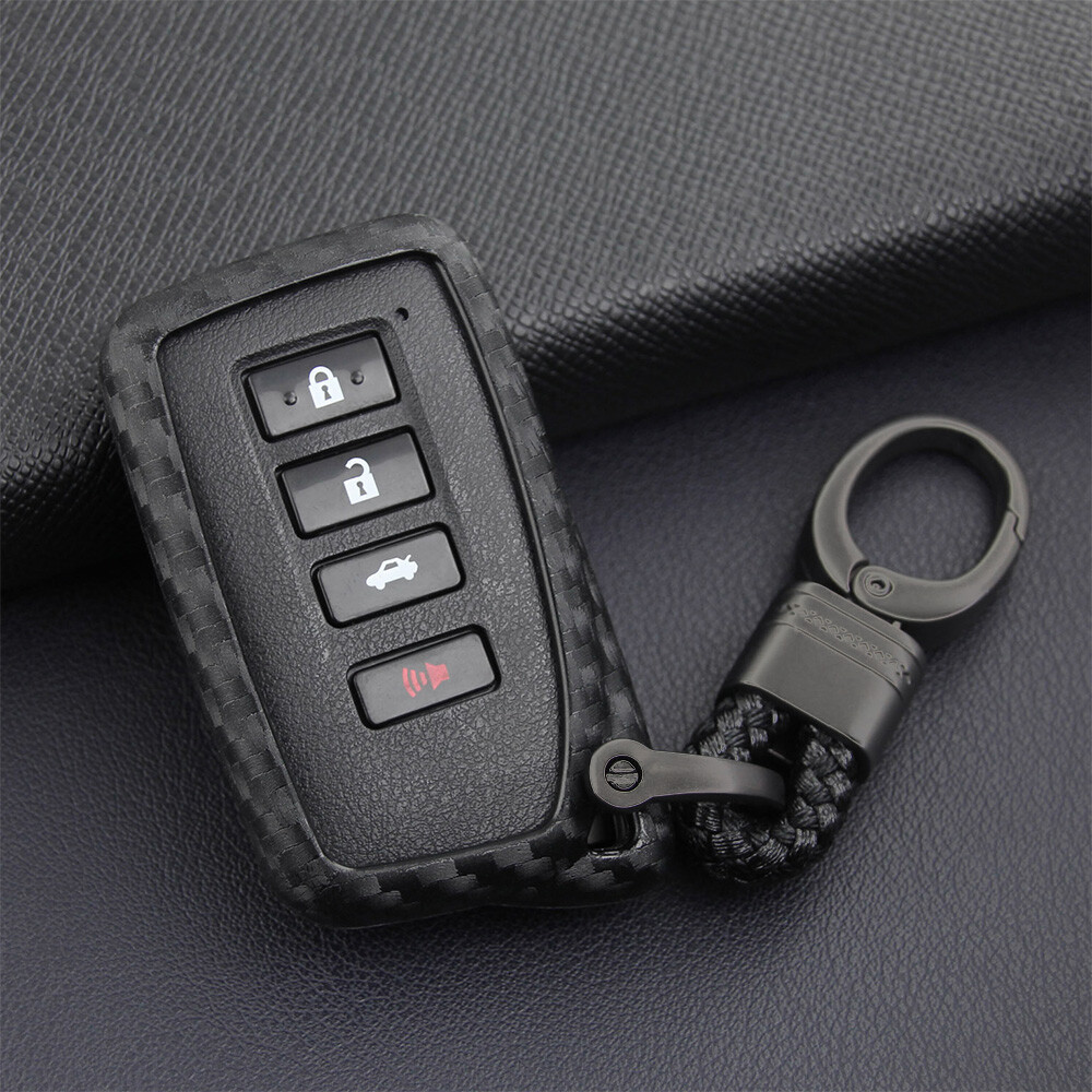 Toyota Carbon Fiber Key Fob Case (Model E) - Carbon Black - Foto 2