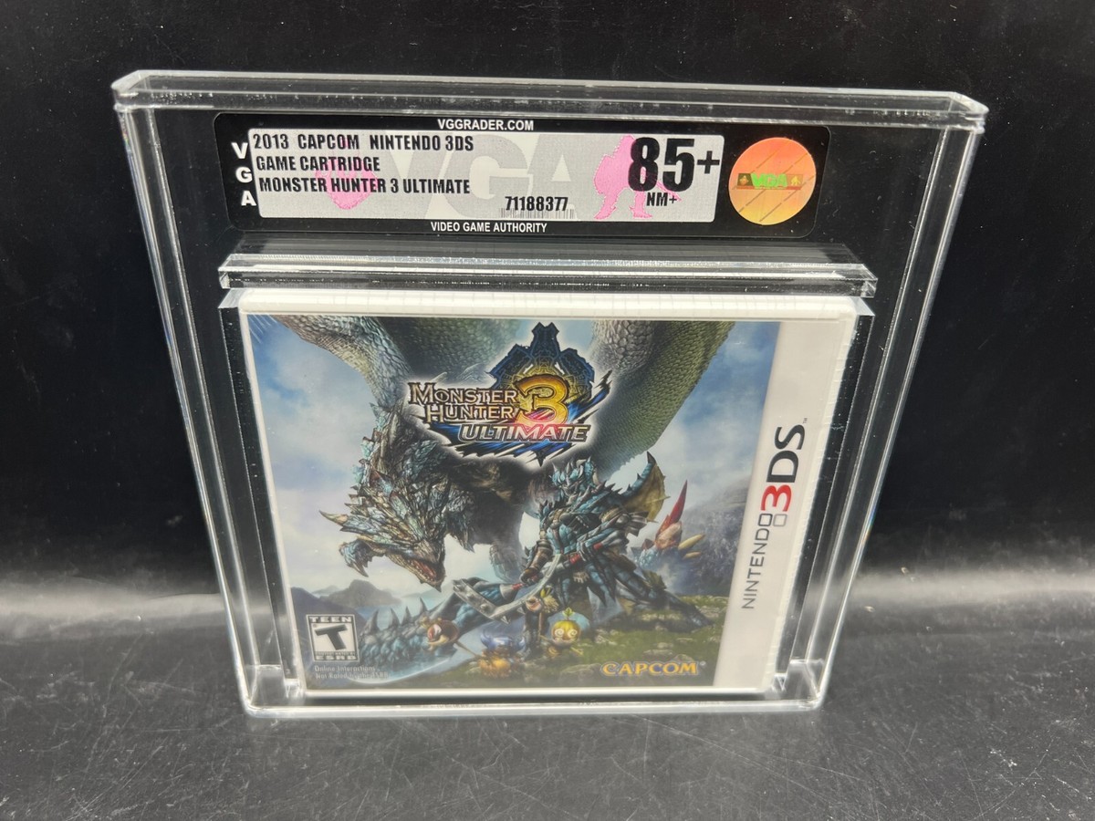 Monster Hunter 3 Ultimate Nintendo 3DS VGA 85+ FACTORY