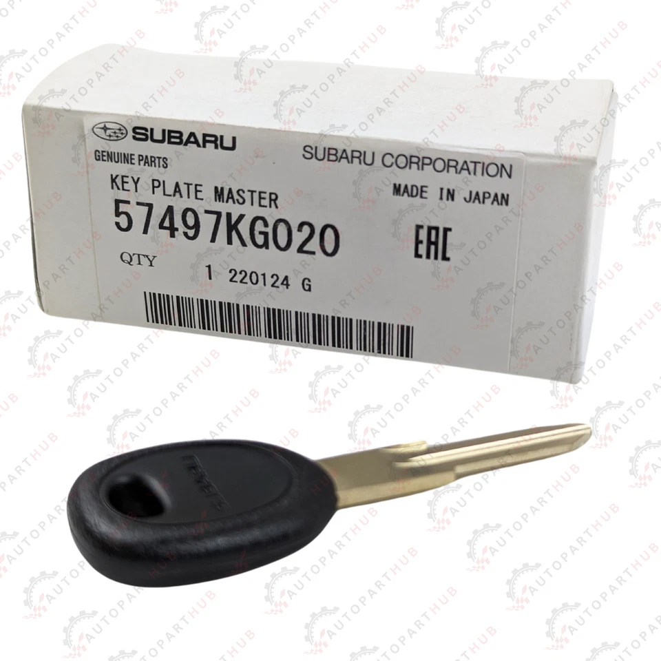Genuine Subaru Steel Master Key Plate Blank Impreza Outback Legacy 57497KG020 - Image 3 of 4