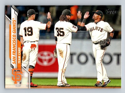 San Francisco Giants 2020 Topps #405 San Francisco Giants