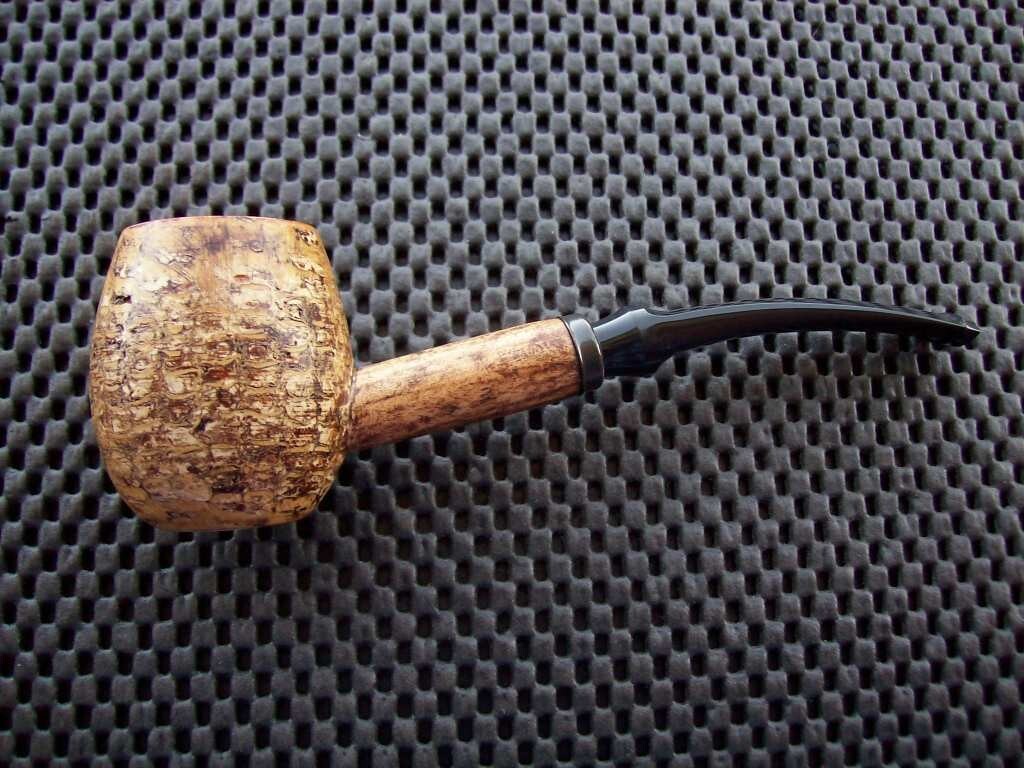 Missouri Meerschaum Corn Cob Pipe Diplomat Bent Black Danish Stem eBay