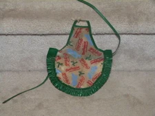 RARE VINTAGE VINYL SODA POP COCA COLA, 7 UP, DR. PEPPER, PEPSI BOTTLE APRON