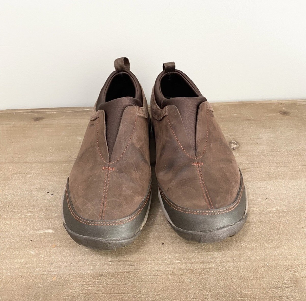 Merrell Active Heat Select Leather Slip On Shoes Brown Size 