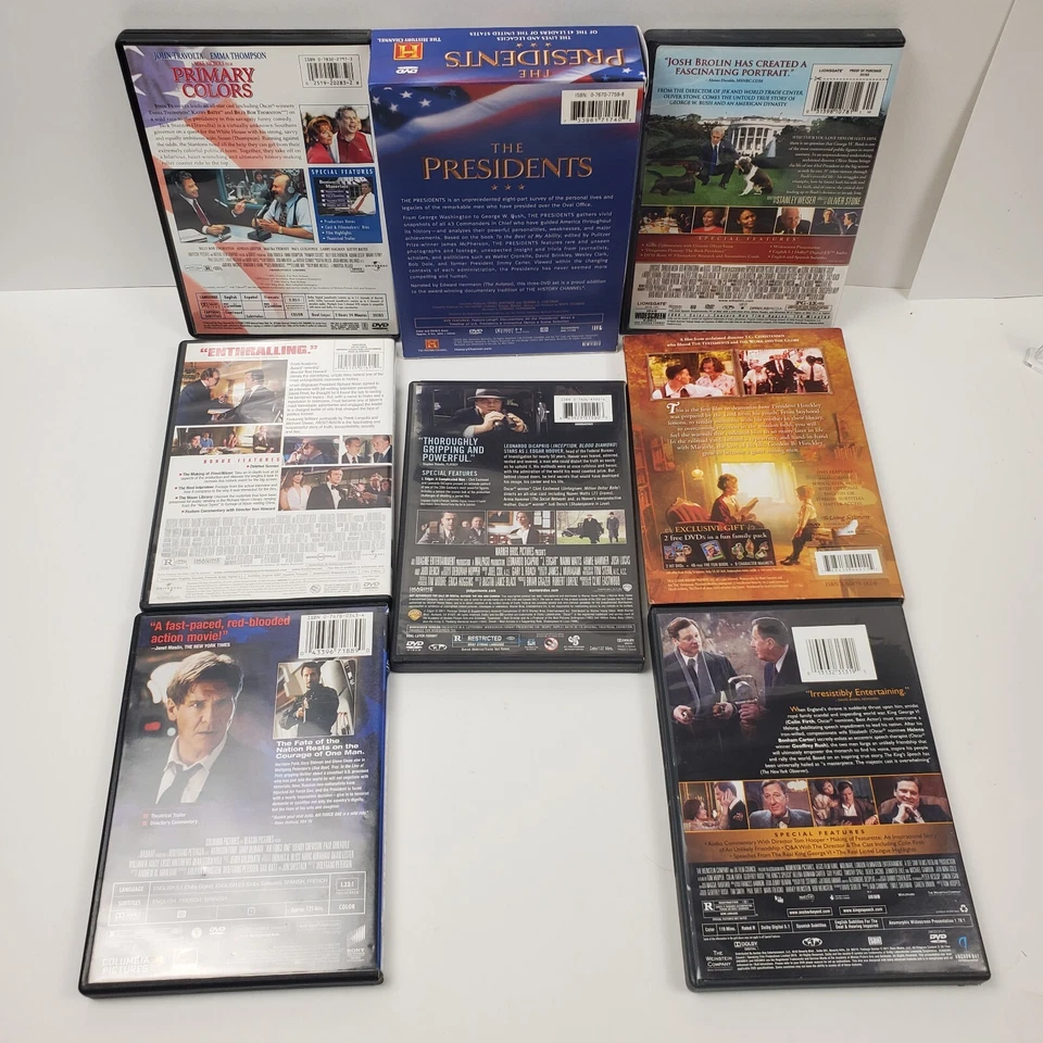 DVD Movie Lot Presidents Election History W., Primary Colors, J. Edgar, Nixon - Image 4 of 4