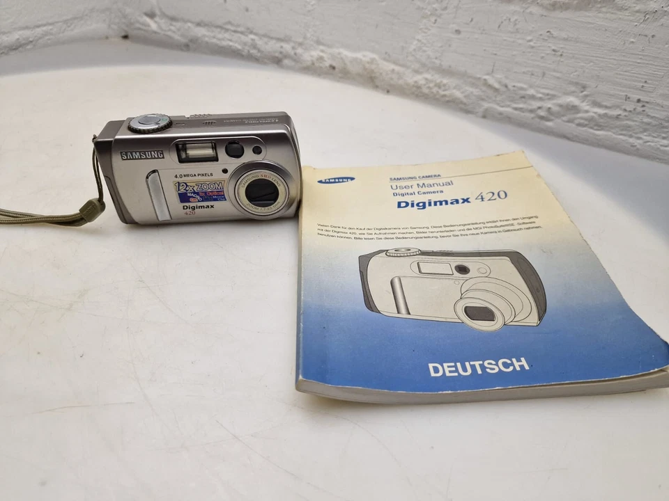 Samsung Digimax420 Digitalkamera 4,0 Megapixel 12xZoom Digitalkamera - Bild 3 von 4