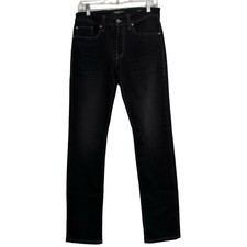 Fidelity men's NWT's Jimmy Tailored Slim straight black jeans. Size 28