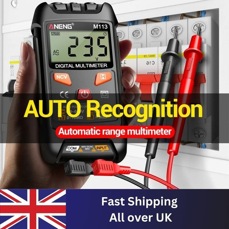 AC/DC Voltage Meter Mini Digital Multimeter Tester 1999 Counts Ohm NCV Tester