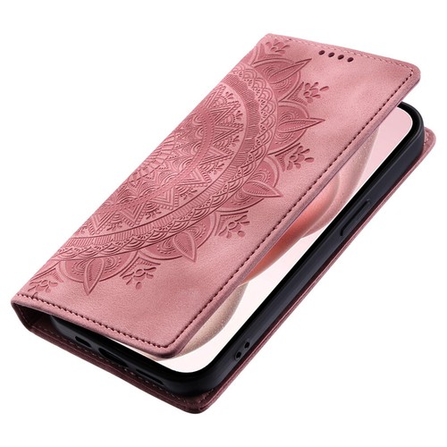 For iPhone 16e/15/14/13/12/11 XR SE 8 Slim Leather Wallet Case Flower Flip Cover - Picture 19 of 33