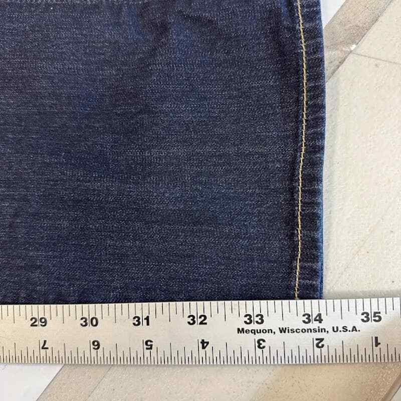 7 For All Mankind High Waist Straight Leg Jeans size 32 Dark Wash