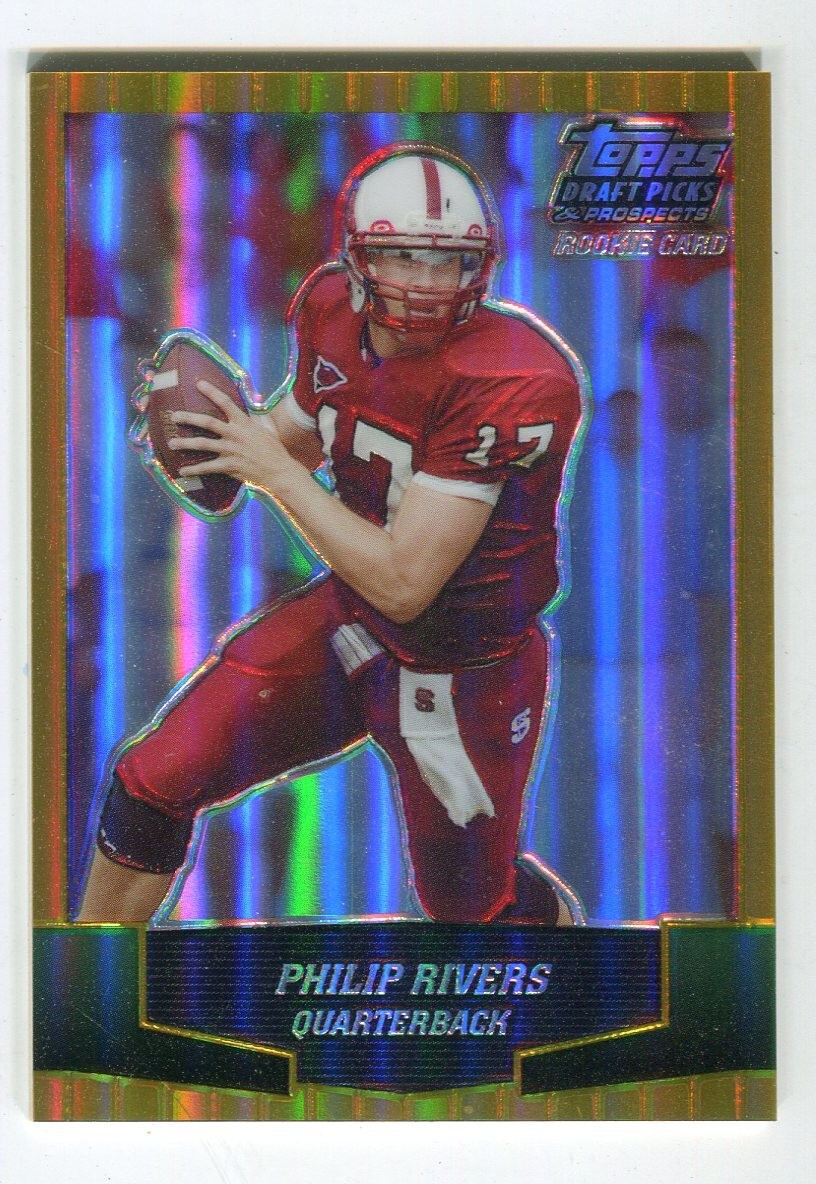 Philip Rivers Topps Draft Picks & Prospects #161 Gold Chrome