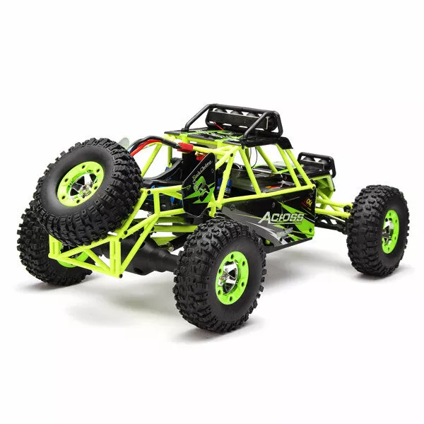 Carrinho de Controle Remoto 12428 Wltoys Off-road 4x4 C/Led Rock