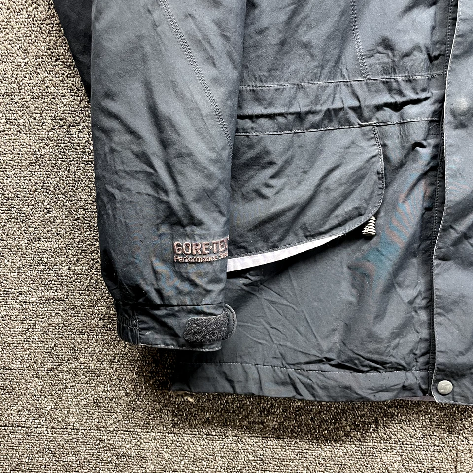 Berghaus Goretex Performance Shell Jacket Womens Size 10 Blue Rain Coat - Image 4 of 4