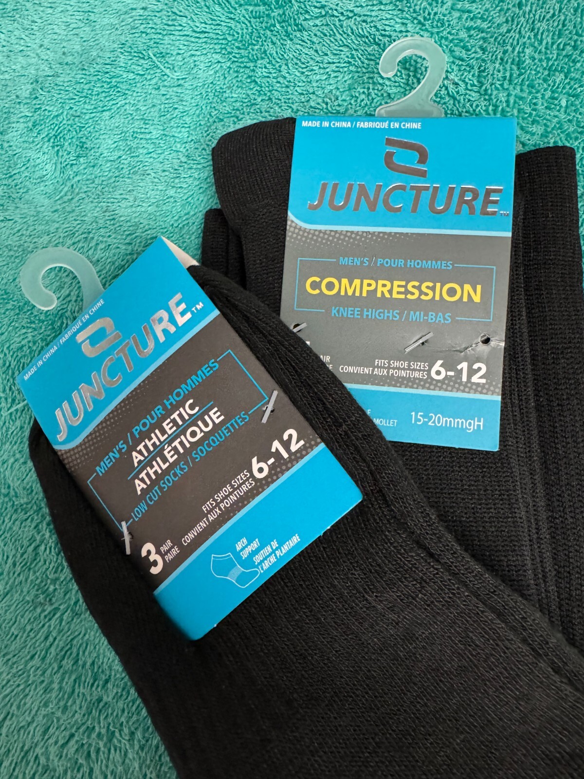 COMPRESSION SOCKS 1 PAIR 3 PAIR SIZES 6-12 JUNCTURE 4 PAIRS 8 SOCKS