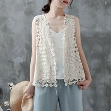 Ladies Hollowed Floral Crochet