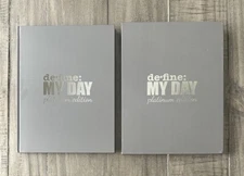 Define My Day Platinum Edition Planner & Journal with Storage Cover Undated *Rea