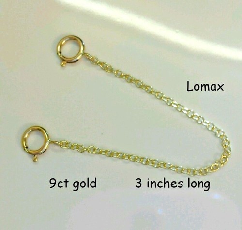 9 ct Gold Necklace or bracelet extender 