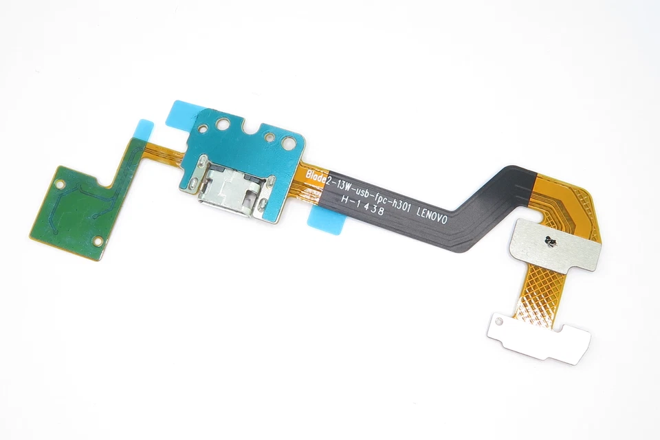 Tablet de yoga Lenovo YT2-1371F CONECTOR PUERTO DE CARGA USB BOTÓN DE ALIMENTACIÓN PLACA FLEXIBLE Foto 3 de 3