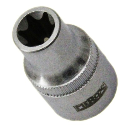 Stecknuss Torx T10, 12, 14, 18 Nuss 1/2'' E- Profil Außen Steckschlüssel Merox
