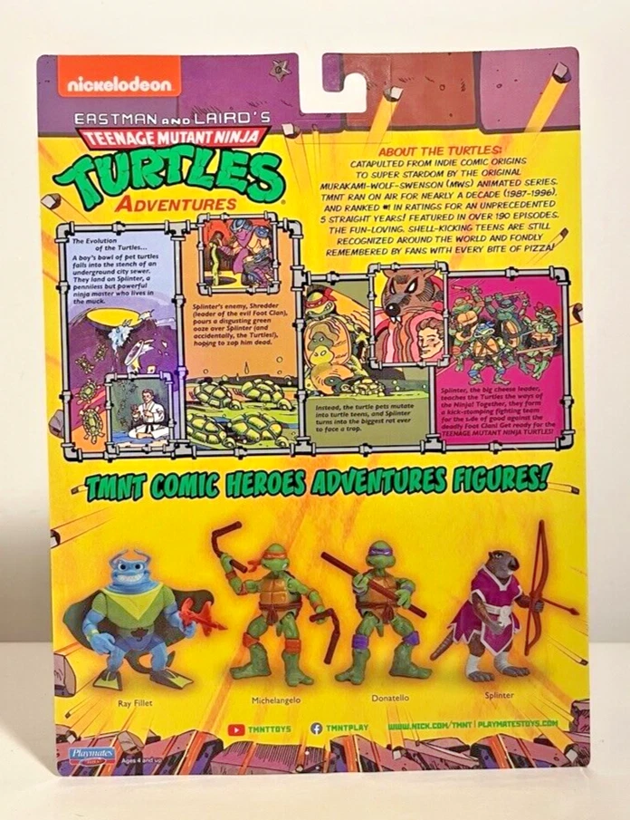NEW Playmates Eastman & Lairds Teenage Mutant Ninja Turtles Adventures Donatello - Image 4 of 4