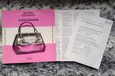 CLEA & McLEOD Beyond Our Means MLP + BIO + Insert UK 1989 Indie UTILITY ⭐VG+/EX⭐