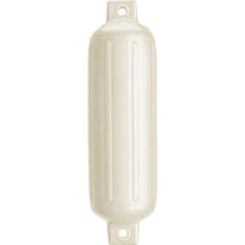 Polyform G-4 Twin Eye Fender 6.5" x 22" - Metallic White [G-4 METALLIC WHITE]