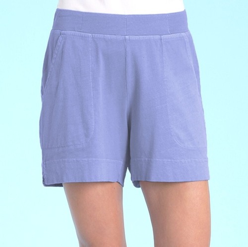 FRESH PRODUCE XS Peri BLUE $56 Key Largo Jersey Cotton 5" Inseam Shorts NWT XS - Picture 3 of 4