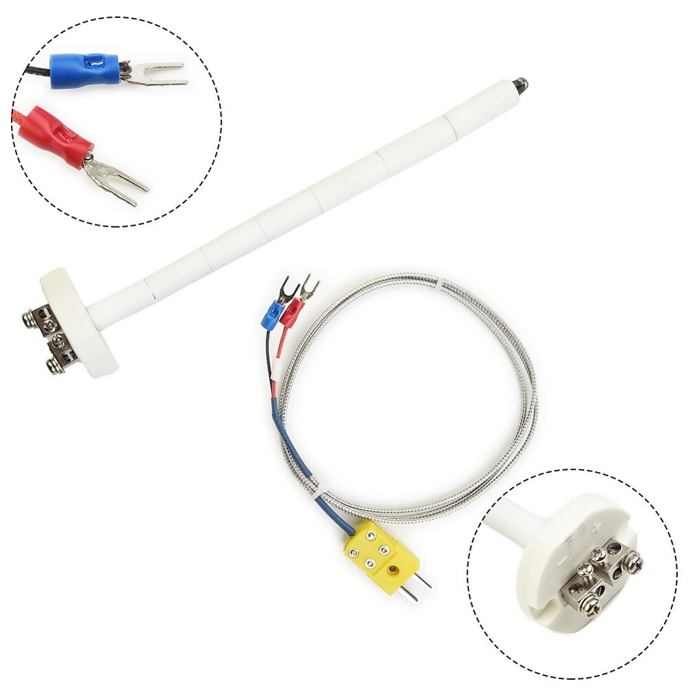 Thermocouple K Type High Temperature Probe Ceramic Kiln Furnace,1300?? 2372??F