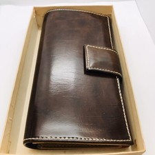 NEW OLD STOCK ARTISANS IN LEATHER NOTEBOOK CHECKBOOK WALLET UNUSED HIGH QUALITY