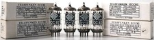 ECC82 Telefunken Diamond Bottom Made in Germany Amplitrex Tested 4 Pcs
