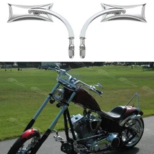 Chrome Motorcycle Rearview Mirrors For Big Dog American IronHorse Texas Chopper