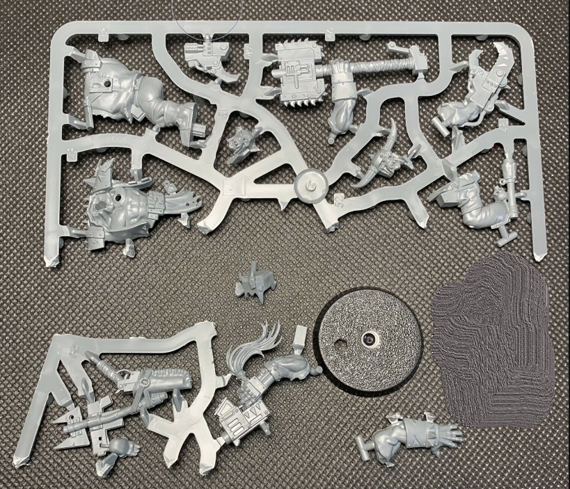 Spruzzata Di Orki! Set Di Armi E Accessori Per Warhammer 40K Orks: Power Klaw, Choppa, Granate, Ecc. (Non Assemblati, Non Dipinti)