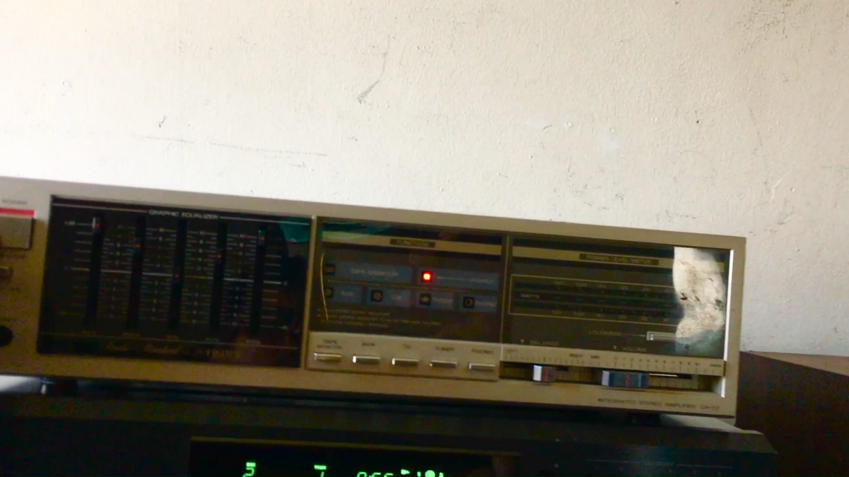 Vintage Fisher CA-58 Stereo Integrated Amplifier Silver Corded R/L