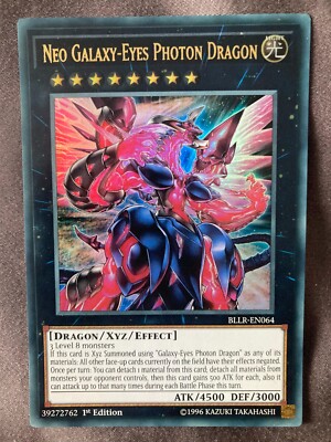 Yu-Gi-Oh! TCG Neo Galaxy-Eyes Photon Dragon BLLR-EN064 Battles of Legend NM  | eBay