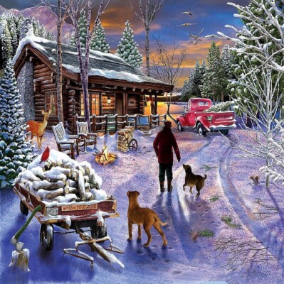 Winter Refuge 1000-Piece Jigsaw Puzzle by Sunsout