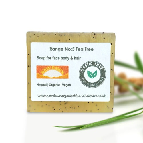 Acne Face Wash - Antibacterial Tea Tree Natural Soap for Spots Blackheads Pimple - Picture 8 of 10