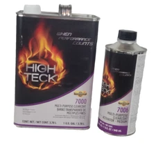 High Teck 7000 Multi-Purpose Clear High Gloss Clearcoat Gallon & Fast Hardener