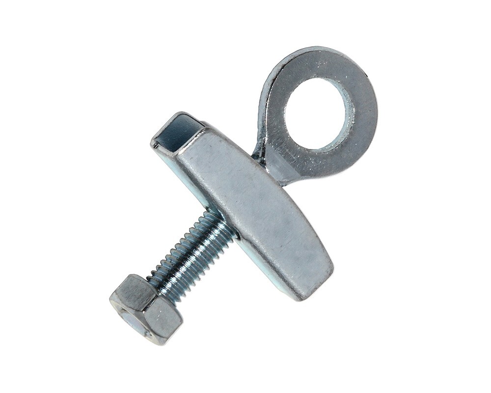Chain Tensioner Adjuster BMX Fixed Gear Single Speed Bike Track Bicycle, Chrome.