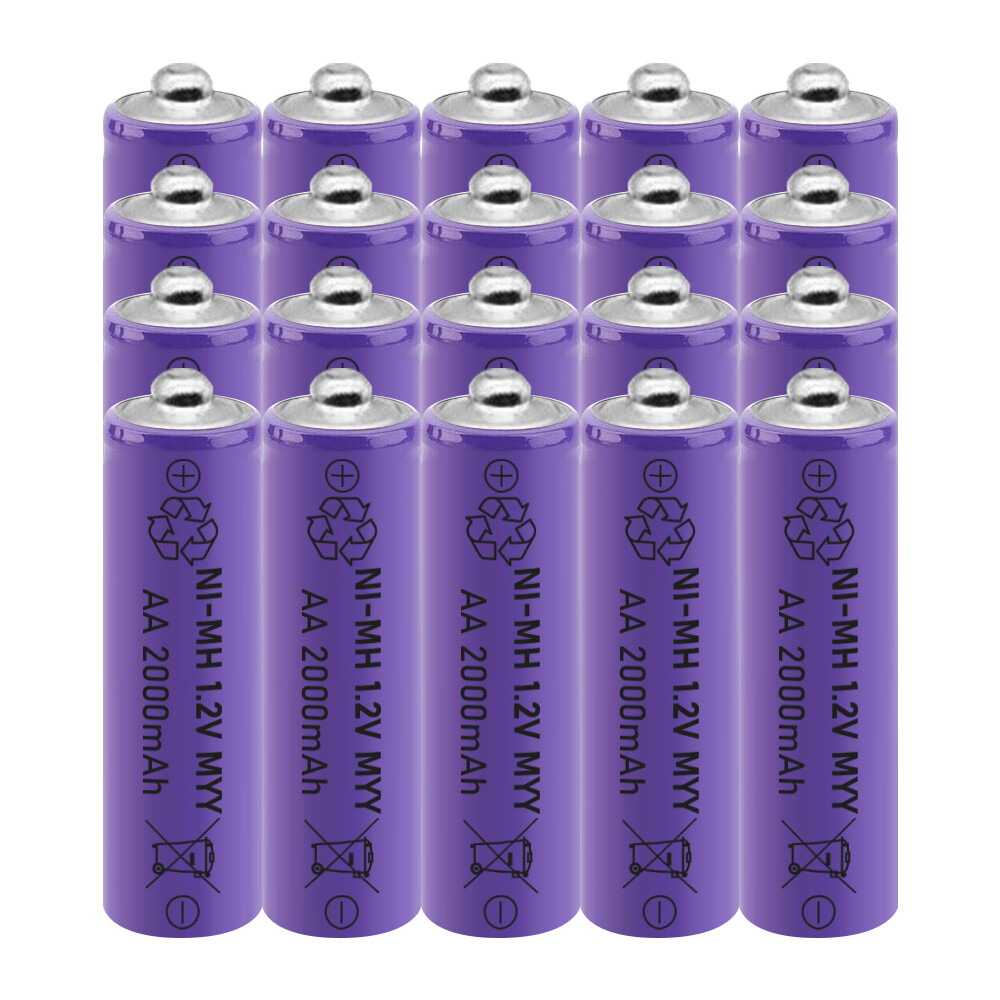 4-16Pcs 1.2V 2000mAh AA / AAA Rechargeable Batteries LED Light Battery lot