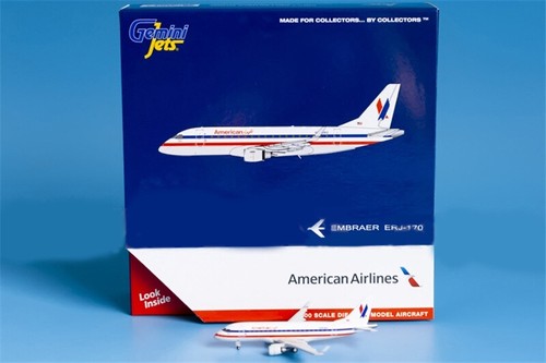 GeminiJets FOR American Eagle Airlines For EMBRAER ERJ-170 N760MQ 1/400 Model - Picture 6 of 8