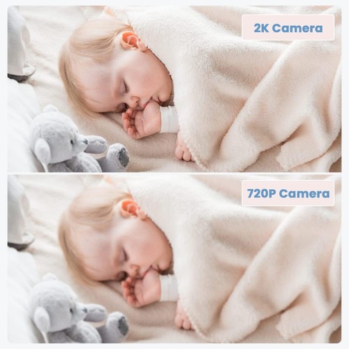 360° View Baby Monitor Cam w/ Temperature / Security surveillance Camera 64GB SD - Picture 7 of 10
