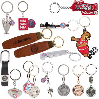 Schlüsselanhänger FC Bayern München Logo 3D Berni Chip Rekordmeister CL UCL FCB