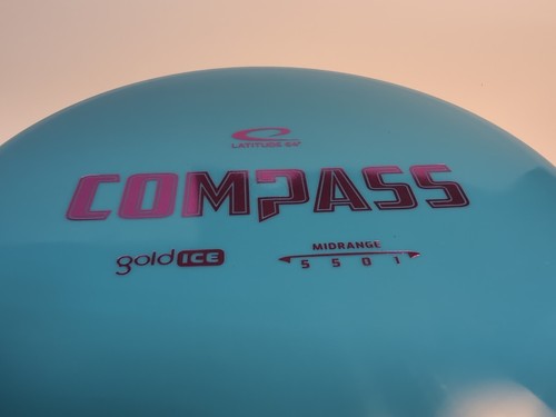 New Latitude 64 Gold Ice Compass 176g Midrange 5/5/0/1 Blue/Purple - Picture 9 of 10