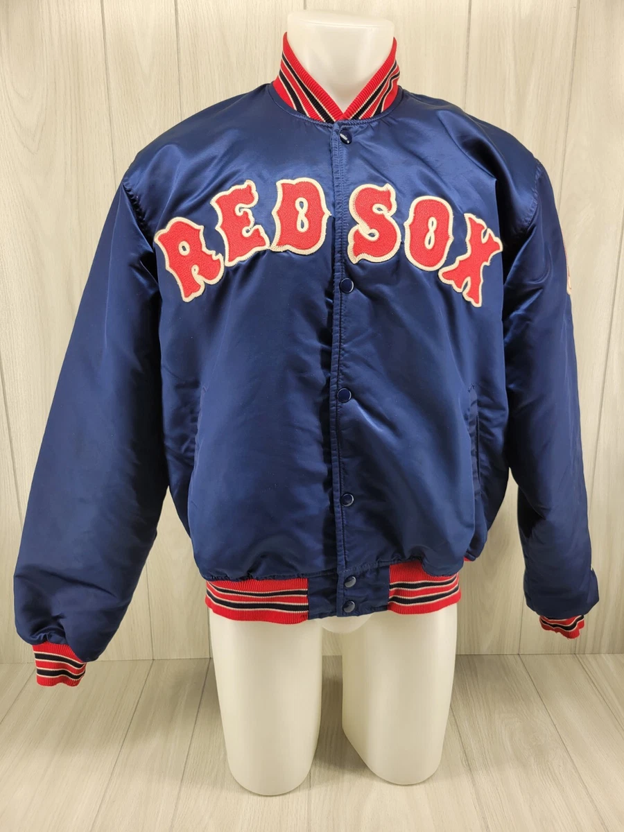 Vintage 90s Boston Red Sox Starter Nylon Baseball Jacket Size 2XL