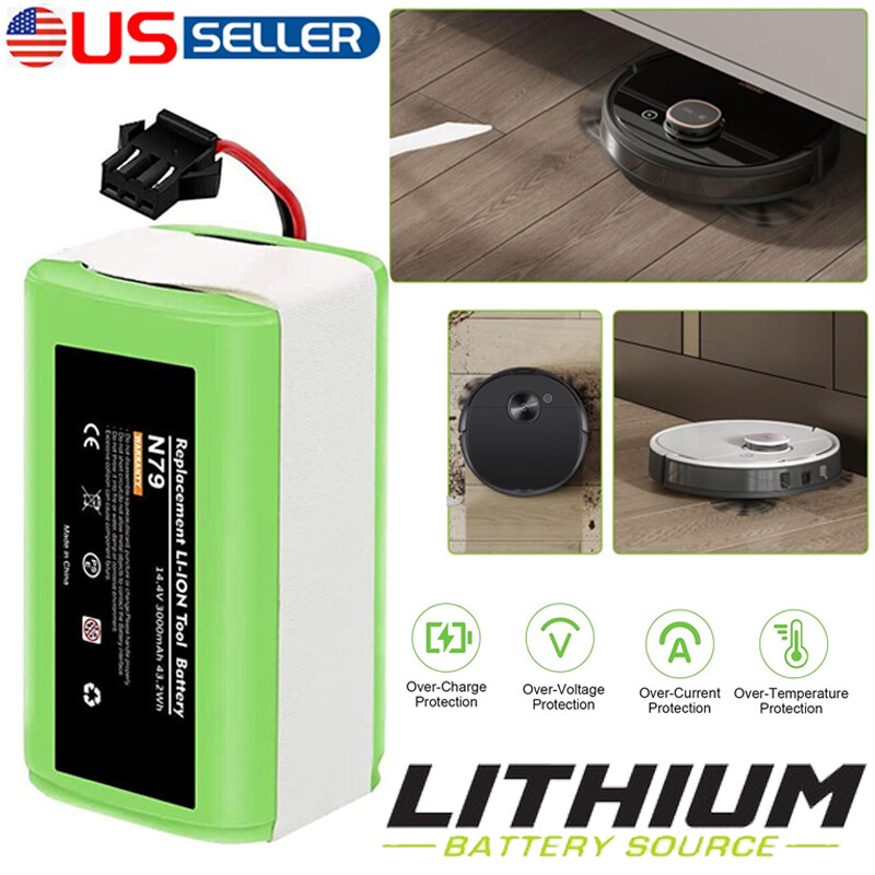 3000mAh 14.4V Li-ion Battery for Ecovacs Deebot N79 N79S Eufy RoboVac 11 15C